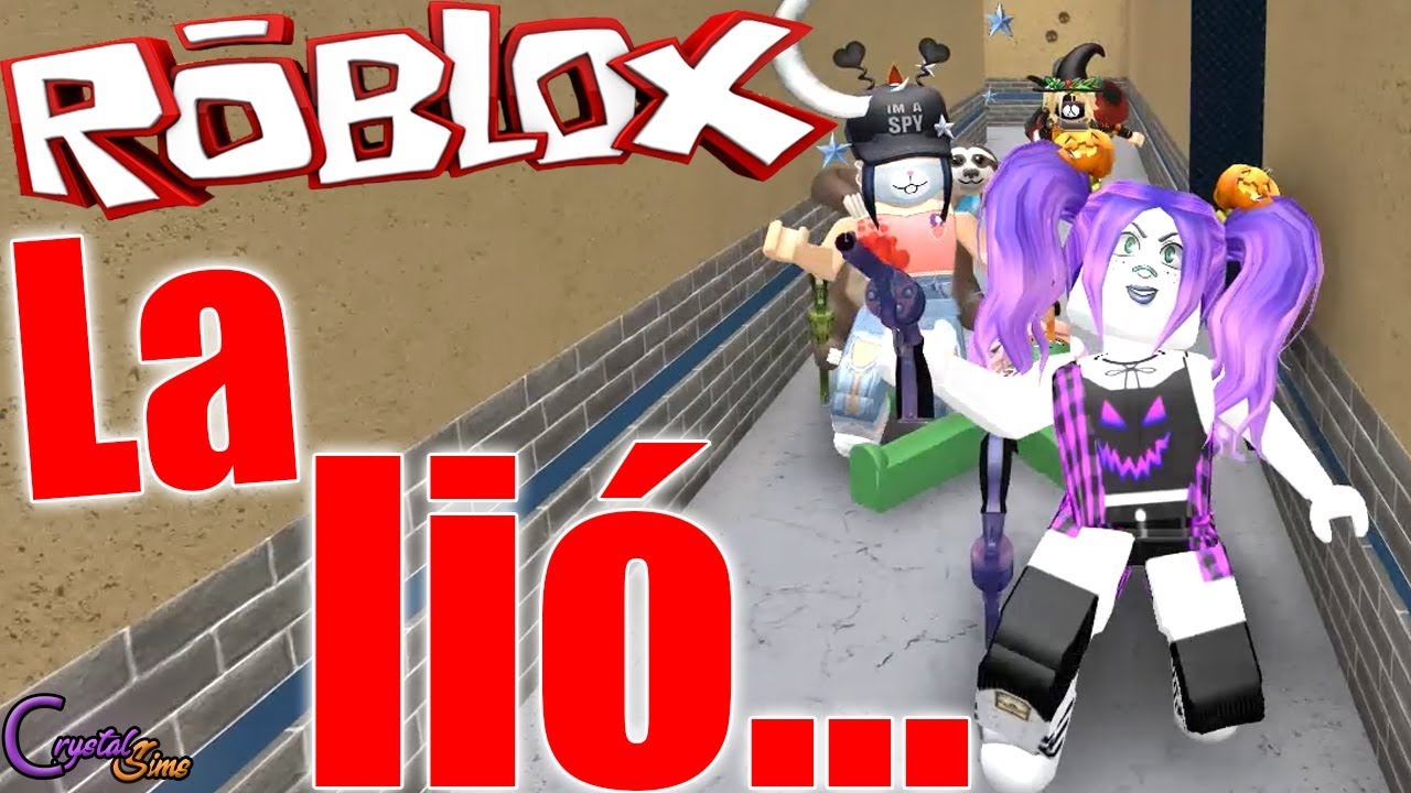 Batalla A Muerte Contra El Asesino Y Se Mete En Medio Murder - esto esta lleno de asesinos murder mystery roblox crystalsims