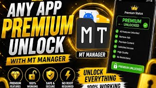 Any App Premium Unlock With MT Manager 🔥 | MT Manager Tutorial | Android Modding screenshot 1