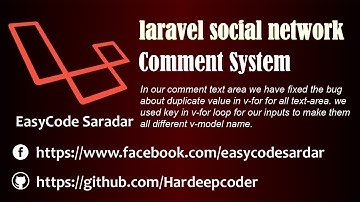 [Comment System] vue duplicate component || Social Network in Laravel 5.4 and VueJs