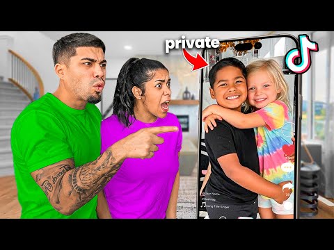 REACTING TO OUR 6 YEAR OLD SONS TIKTOKS SHOCKING 