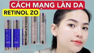 CUỘC CÁCH MẠNG LÀN DA VỚI RETINOL ZO | CĂNG BÓNG MỜ TÀN NHANG ! Skincare Routine Phục hồi! screenshot 2