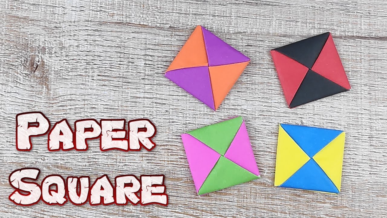Origami An Instructions Square Paper How To Make A Geometric Cube Tutorials DIY Paper Craft