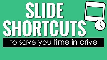 Google Slide Shortcuts