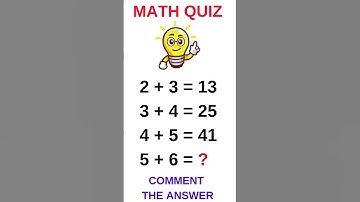 Math Quiz #shorts #shortvideo #quiz #maths #mathquiz #puzzle