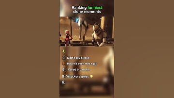 Ranking FUNNIEST clone moments #starwars #clonewars