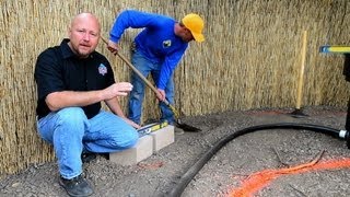 How to build a Fish Pond - Part 3 | Waterfall Construction Retaining Wall