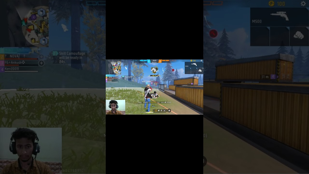 1 Vs 4 🤯 Clutch Op Reaction Gameplay !! 