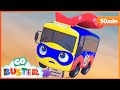 Battle Of The Basket - Super Buster Cleans Up | Go Buster - Bus Cartoons &amp; Kids Stories