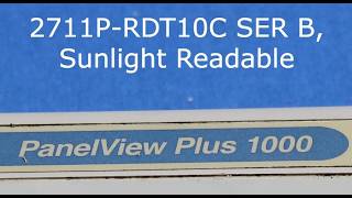 2711P-RDT10C, SER B, upgraded to sunlight readable LED backlight
