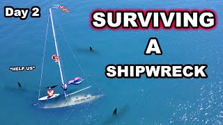 SURVIVAL CHALLENGE GOES WRONG!! (I Survived A Shipwreck)