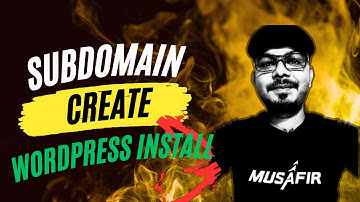 How to create subdomain in cpanel and install WordPress Bangla tutorial 2023