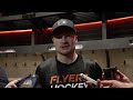 12/13 PHI vs. CAR Postgame: Carl Grundstrom