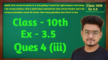 Exercise 3.5, Question 4 (iii),Maths (Pair of Linear Equations in Two Variables) NCERT CBSE Class 10