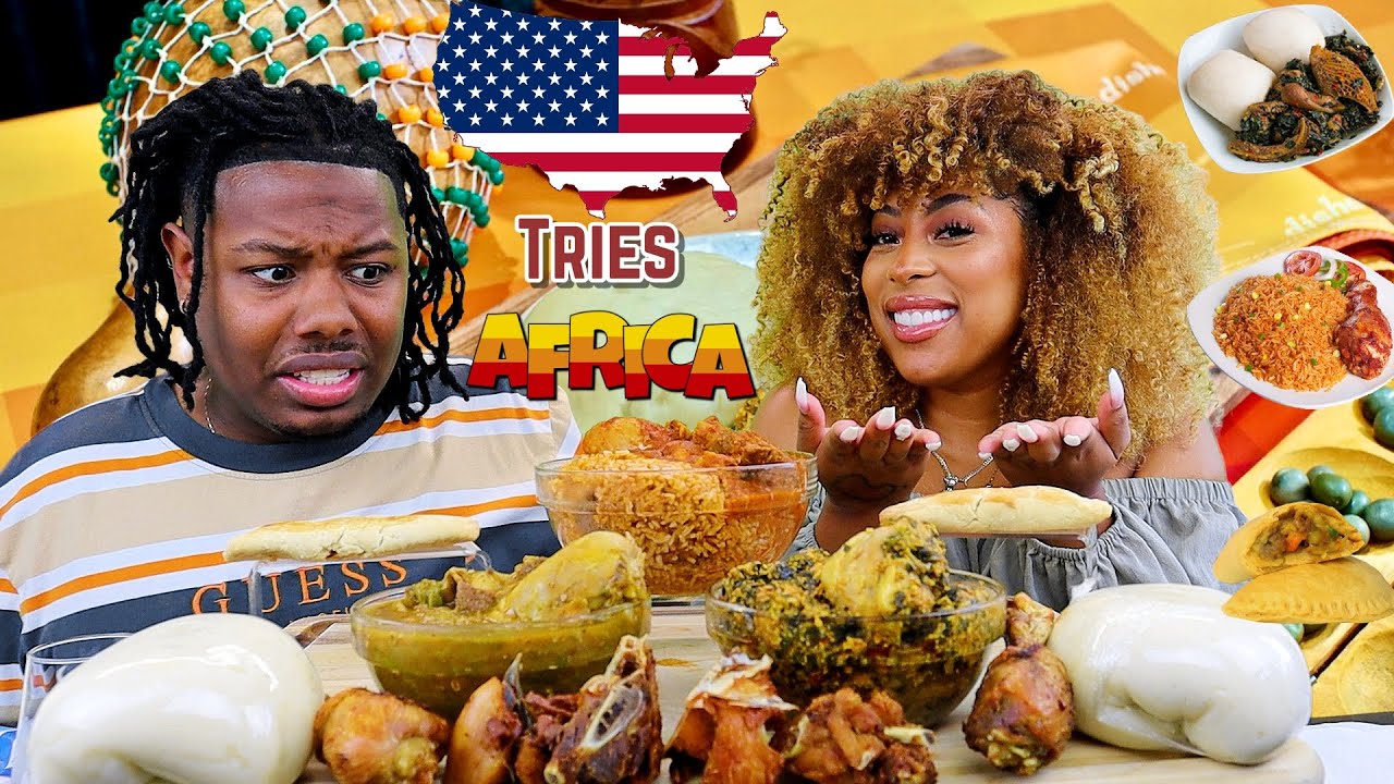 My American Boyfriend Tries African Food For The First Time