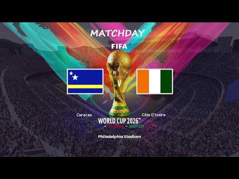 Video Curaçao vs. Côte d'Ivoire | FIFA World Cup 2026 | eFootball PES Prediction