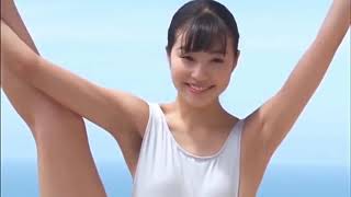 A beautiful, sexy Japanese ballerina bewitches by demonstrating yoga exercises. Motivation.