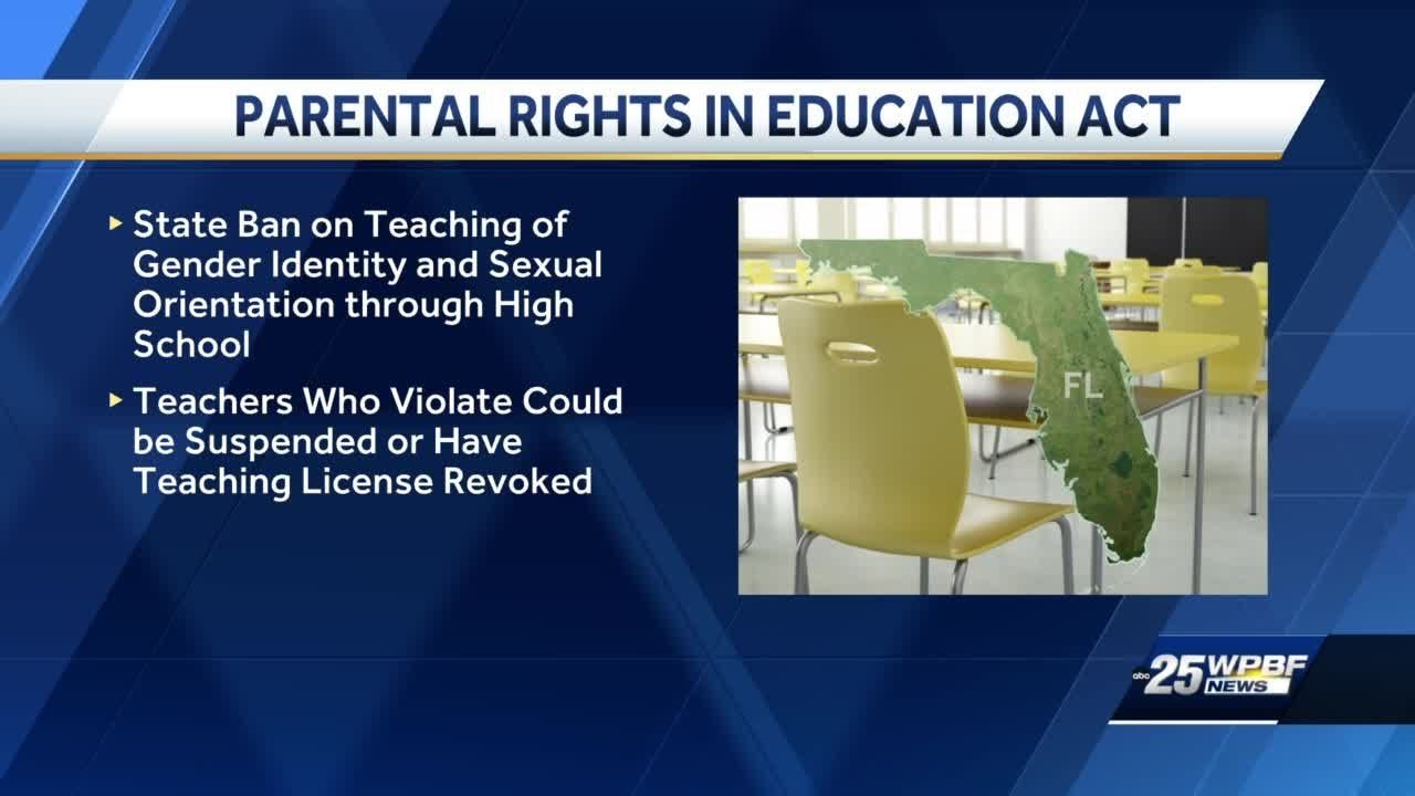 Florida Board of Education expands Parental Rights in Education law YouTube