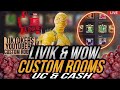 CASH PRIZES PUBG LIVE CUSTOM ROOMS | PUBG LIVE  WOW &amp; LIVIK ROOMS | UC &amp; RP GIVEAWAY CHAT PRIZE