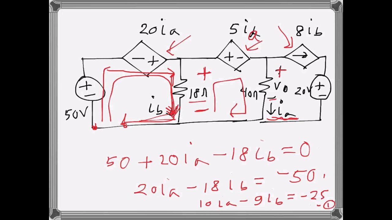 Electrical Engg CKT solving (problem example) YouTube
