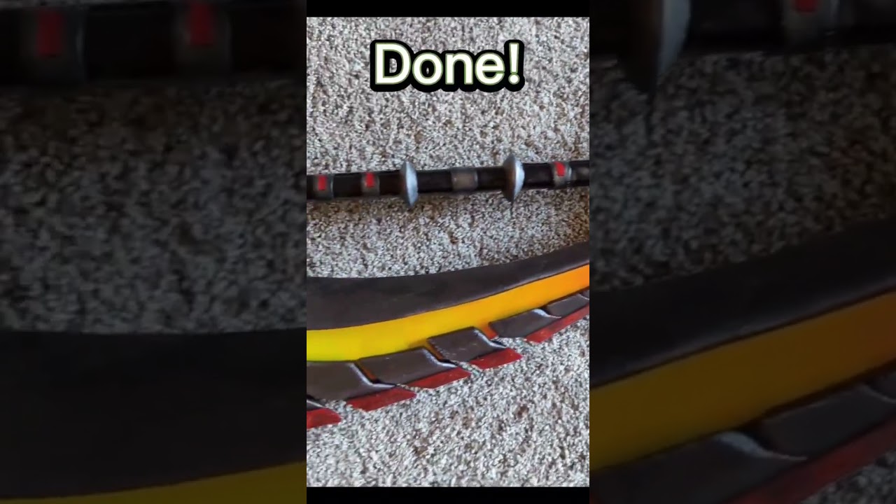 Things I made in 2022- Part 5: Almudron Blade from Monster Hunter #gaming #cosplay #2022recap