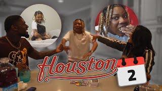 WE IN HOUSTON DAY 2 ! | WE ALMOST GOT INTO A FIGHT ABOUT UNO! | The Flaming Fish Food Review