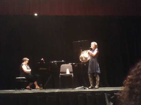 Hannah's horn recital