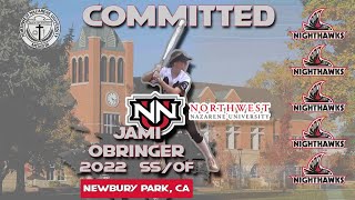 2022 Jami Obringer Committed to Southern Nazarene University screenshot 1
