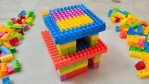 Satisfying DIY House ASMR/ Building Blocks/block game/Lego building fun #asmr#buildingblocks#lego