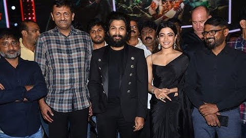 ICON STAAR Allu Arjun / Pushpa / Pre Release Party  / Hyderabad  / DSP / Rashmika / Sukumar /