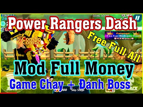 《MobileGame Lậu》Power Rangers Dash – Free Full All – Mod Full Money – APK Mod Unlimited Money #429