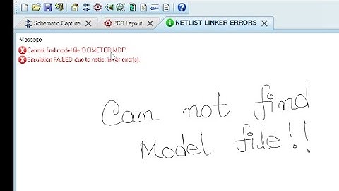 Can not find model file problem in proteus 8