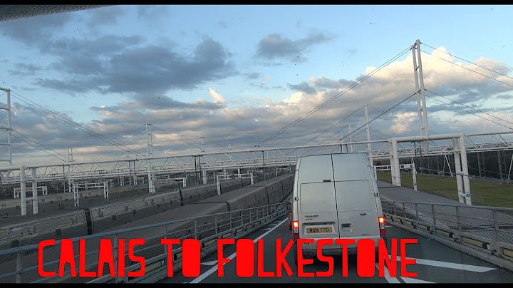 Calais to Folkestone - Mit dem Wohnmobil durch den Eurotunnel nach England » Hinfahrt