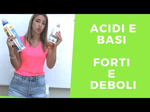 Video: Differenza Tra Acido Debole E Acido Forte