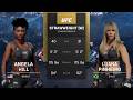 EA Sports UFC 6 Gameplay Angela Hill vs Luana Pinheiro