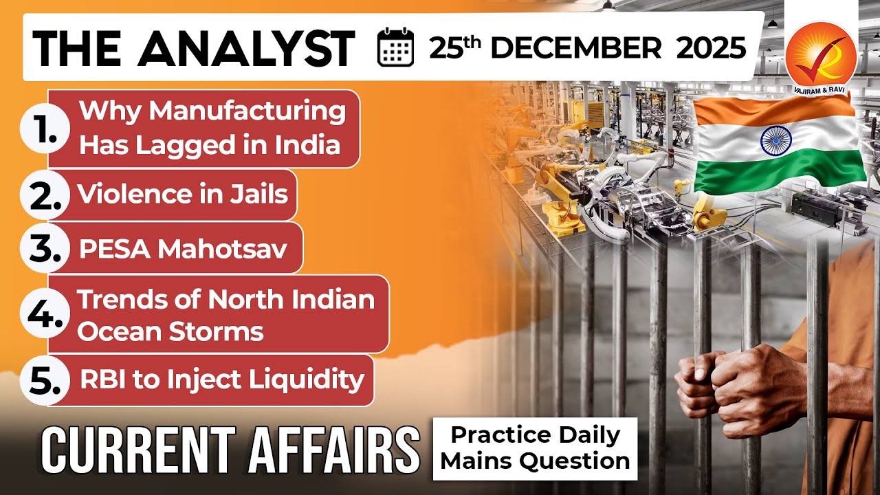 Current Affairs Today 25 DEC 2025 I UPSC Daily Current Affairs I The ...