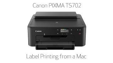 Canon PIXMA TS702/TS702a - Printing A Disc Label From Your Mac