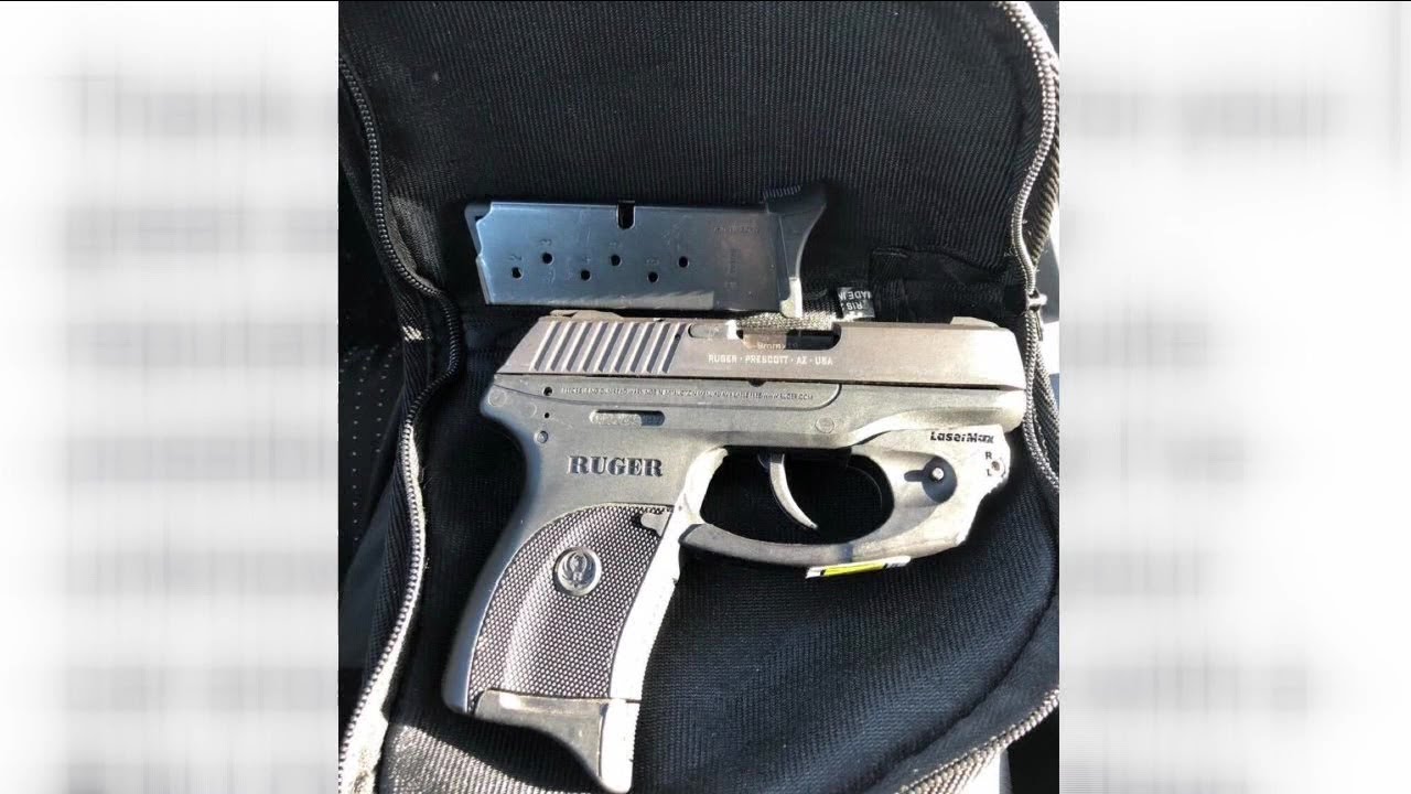 Man says he found loaded gun inside rental car