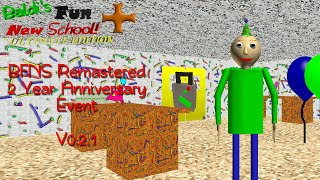 Bfns Ultimate Edition V021 Gameplay Bfns Remastered 2 Year Anniversary Event Baldi Mod