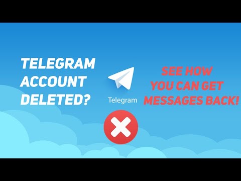 How You CAN Recover Deleted Telegram Account? Telegram Messages Kaise Recover Kare? [Hindi]  2020