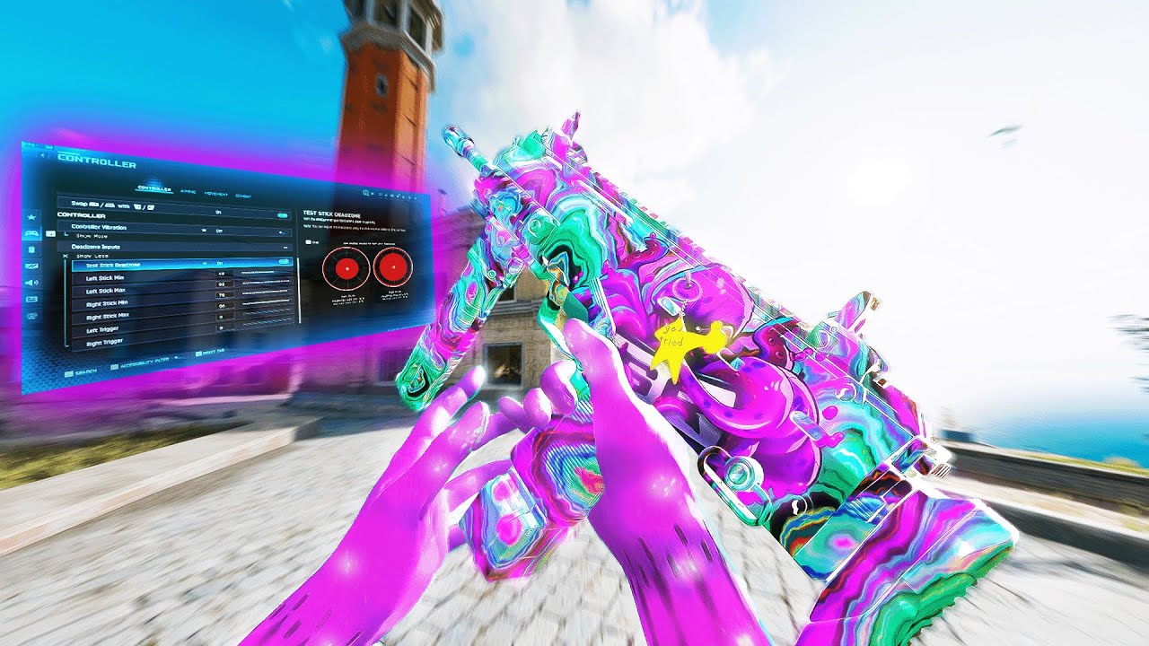 *NEW* BEST SETTINGS FOR BO7 WARZONE 👑😍 (MOVEMENT + AIMBOT)