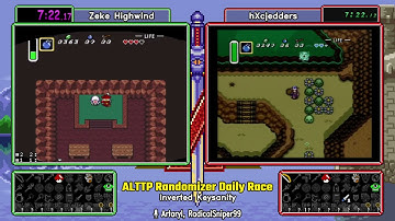 Inverted Keysanity Apr 07 2021. ALTTP Randomizer Daily Race