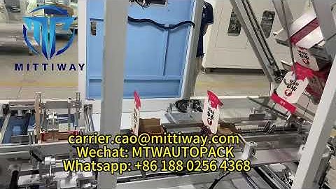 Tray Former Box Folding Machine #machine #packagingmachine