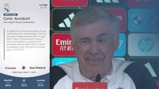 Granada vs Real Madrid Pre-Match English Dub - La Liga Football Soccer Carlo Ancelotti