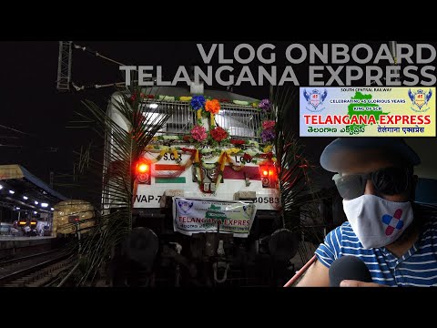 #RailVlog | Telangana Express Anniversary Ride