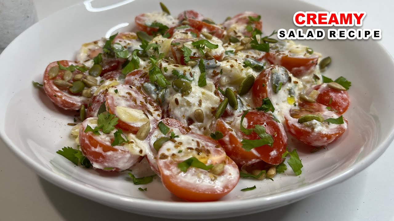 Creamy Cherry Tomato Pineapple Salad Recipe