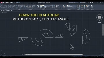 Start Center Angle, #Basics of AutoCAD, #How to Draw Arc in AutoCAD, Basics of Arc,