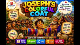 Joseph’s Colorful Coat | Genesis 37:1–4 | Christian Kids Bible Song | Pulseblend For Kids