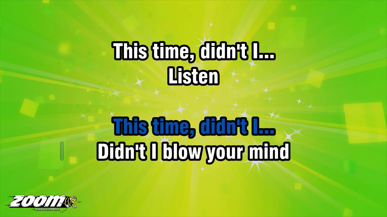 The Delfonics - Didn't I Blow Your Mind This Time - Karaoke Version