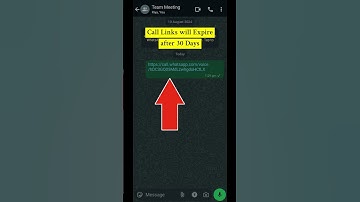 Create Call Links in WhatsApp Groups #howto #whatsapp #new #group #call
