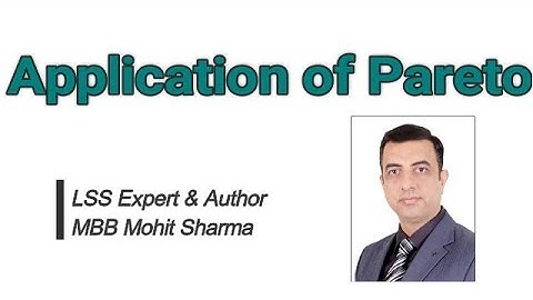 Application of Pareto Chart - Six Sigma | Data Stratification | MBB Mohit Sharma